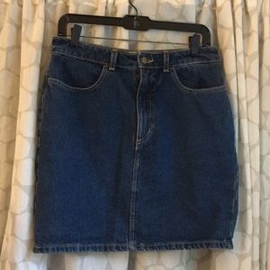 American Apparel Denim Skirt